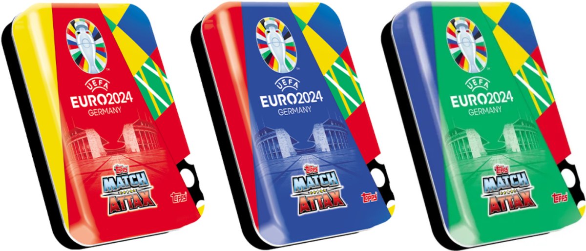 21 Cartes Parallèles Danemark Topps Match Attax Euro 2024 - Set Complet